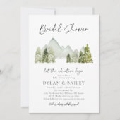 アドベンチャー ブライダル シャワー 招待状 (正面)