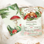 アドベンチャー・ヘア ベイビーシャワー 招待状