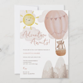 アドベンチャー ベイビー シャワーのご招待 招待状