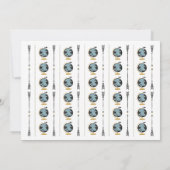 アドベンチャー ベイビー シャワー インビテーション (裏面)