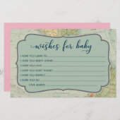 アドベンチャー ベイビー シャワー ゲーム 赤ちゃんへの願い (正面/裏面)