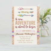 アドベンチャー ベビーシャワー インビテーション (スタンド正面)