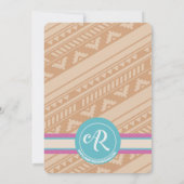 アドベンチャー ベビーシャワー インビテーション (裏面)