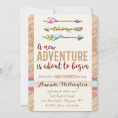 アドベンチャー ベビーシャワー インビテーション (正面)