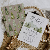 アドベンチャー ベビーシャワー 招待状 | 森