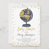 アドベンチャー ベビーシャワー 招待状 男の子 (正面)