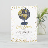 アドベンチャー ベビーシャワー 招待状 男の子 (スタンド正面)