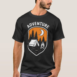 アドベンチャー メンズ ベーシック Tシャツ