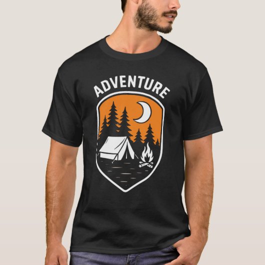 アドベンチャー メンズ ベーシック Tシャツ (正面)