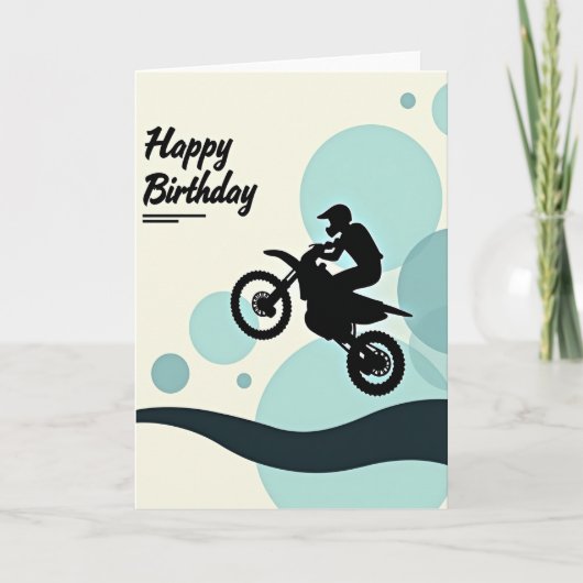 アドベンチャー 誕生日 ジャンプ カード (正面)