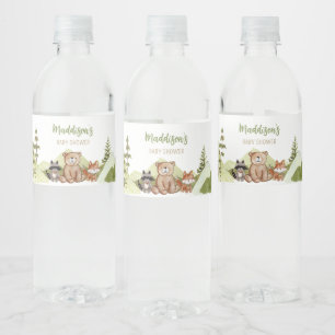 アドベンチャーBegin Woodland Baby Shower ペットボトルラベル