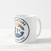 アドベンチャーTおよびTロゴマグ コーヒーマグカップ (正面右)