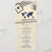 アドベンチャ国際的ー素朴ス先結婚式 プログラム (正面)