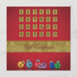 アドベントカレンダークリスマスオーナメント