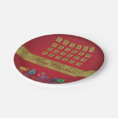 アドベントカレンダークリスマスオーナメント ペーパープレート (アングル)