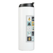 アドベントカレンダー印刷可能カレンダー タンブラー (回転左)