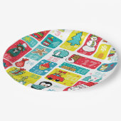 アドベントカレンダー漫画スタイル ペーパープレート (アングル)