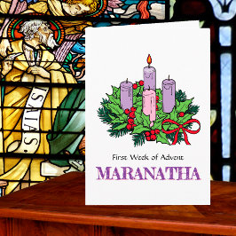 😇アドベントカードの第1週 カード