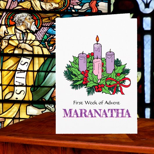 😇アドベントカードの第1週 カード