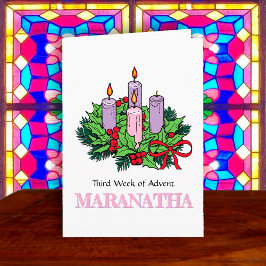 😇アドベントカードの第3週 カード