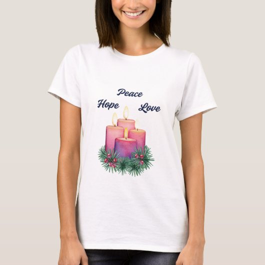 アドベントキャンドル Tシャツ (正面)