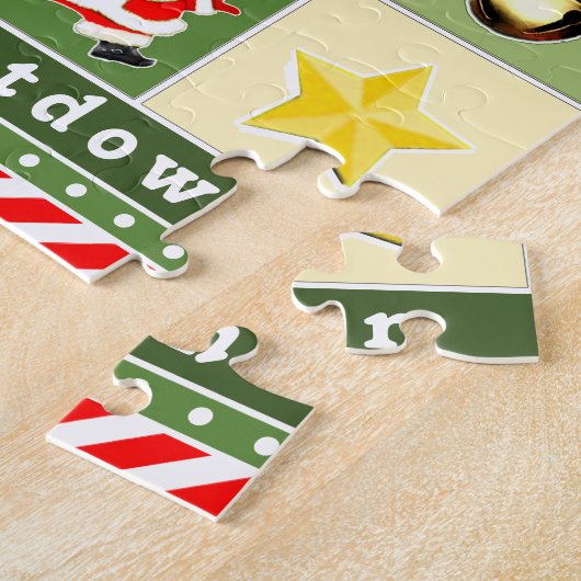 アドベントパーソナライズされたカレンダージグソーパズル ジグソーパズル (側面)