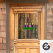 アドベントリースと独立したフレイムウィンドウにしがみつく ウィンドウサイン (ホームデコレーション)