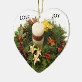 アドベントリースのオーナメント セラミックオーナメント (左)