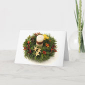 アドベントリース有名な教皇フランシス引用文クリスマス シーズンカード (正面)