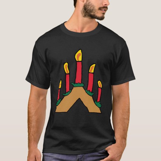 アドベント・キャンドル Tシャツ (正面)