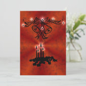 アドベント、レッドにクリスマスの魔法 シーズンカード (スタンド正面)