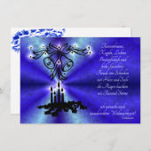 アドベント、Weihnachen、Gedicht auf Deutsch (正面/裏面)