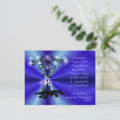 アドベント、Weihnachen、Gedicht auf Deutsch エンクロージャーカード (スタンド正面)