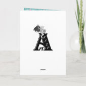 アドベント、Weihnachen、Gedicht auf Deutsch シーズンカード (裏面)