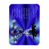 アドベント、Weihnachen、Gedicht auf Deutsch マグネット (縦)