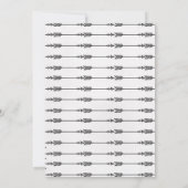 アドベ素晴らしントベアベイビーシャワー招待状 招待状 (裏面)