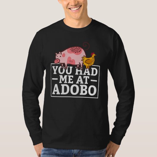 アドボに惚れた Tシャツ (正面)