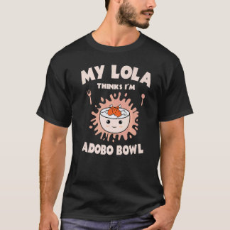 アドボボウル チキン ローラ クイジン フィリピン フラッグ グランマ Tシャツ