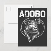 アドボ豚肉マリネード フィリピン料理 ポストカード (正面/裏面)