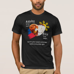 アドボ+米=真の愛 Tシャツ