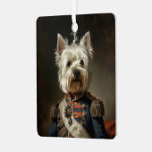 アドミラルウエストハイランドテリア メタルオーナメント (正面左)