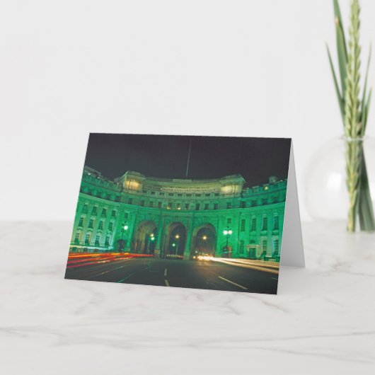 アドミラルティアーチトラファルガースクエアロンドン サンキューカード (正面)