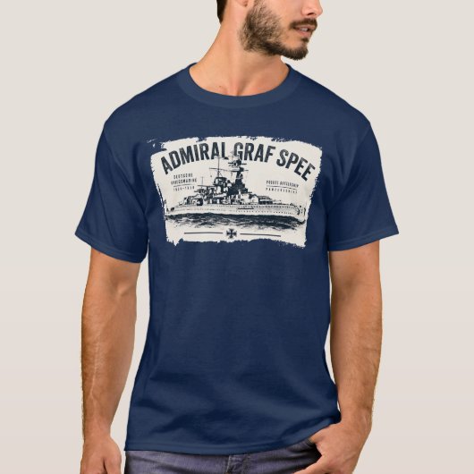 アドミラル・グラーフ・シュペエTシャツ Tシャツ (正面)