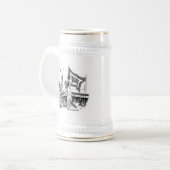アドミラル・シェアー 水兵 シュタイン ビールジョッキ (正面左)