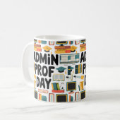 アドミンのプロに送信 コーヒーマグカップ (正面左)