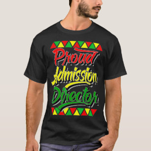 アドミ誇りを持ったッション監督ブラック歴史月間 Tシャツ