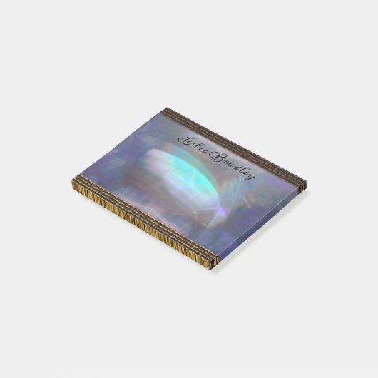 アドメニアブルーモノグラムエレガント ポストイット (アングル)