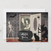 アドユアフォトハウスハ幽霊のよく出るロウィーン招待状 招待状 (正面)