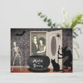 アドユアフォトハウスハ幽霊のよく出るロウィーン招待状 招待状 (スタンド正面)