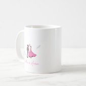 アドラとドール コーヒーマグカップ (正面左)